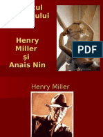 Henry Miller Si Anais Nin