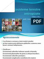 Ecosisteme Terestre Antropizate PDF