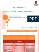 Planificación Estratégica 2015 - UNIDAD II-1