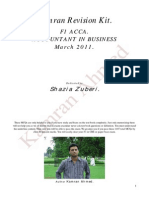ACCA F1 MCQs 2011 PDF