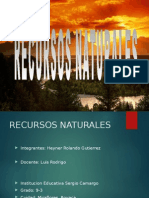 Recursos Naturales - Powerpoint