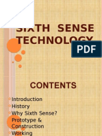 Sixth Sense Technology