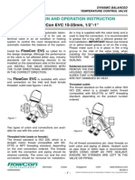 DYNAMIC BALANCED TEMPERATURE CONTROL VALVE INSTALLATION GUIDE