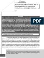 A Periodização Do Desenvolvimento Psicológico Na Infância