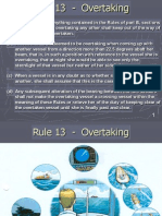 Rule 13 - Overtaking