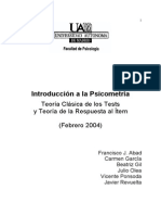 Introduccion a La Psicometria