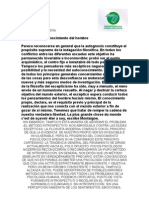 La Crisis en El Conocimiento Del Hombre