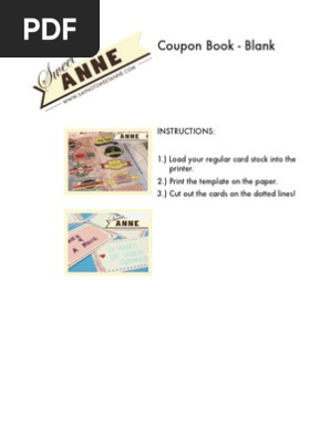 Coupon Book Blank Print1