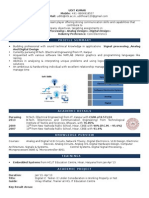 Signal Processing Analog Design Digital Design : Profile Summary