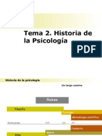 Tema 2. Historia de La Psicología
