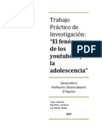 Los Youtubers Trabajo Practico de Investigación