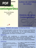 História Da Igreja Contemporânea - Aula 01