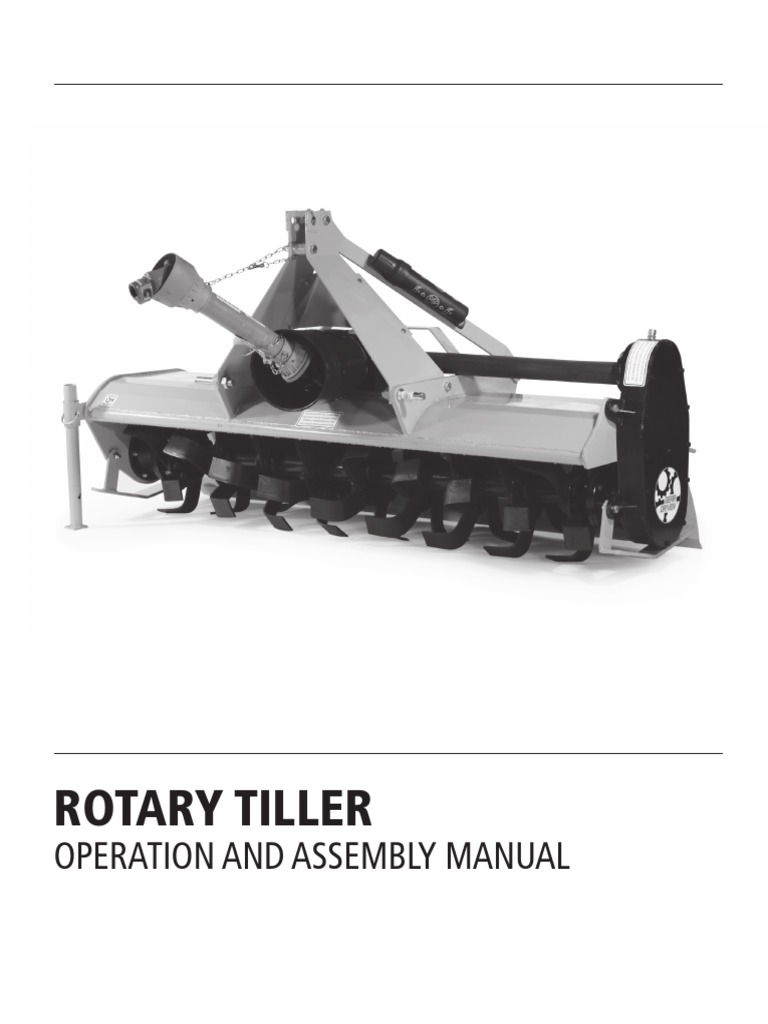Tarter Rotary Tiller Manual REVERSING Smooth Top HR Tractor Clutch