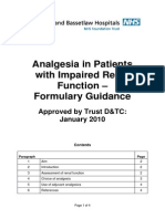 Analgesia in Patients With Impaired Renal Function PDF