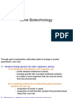 Lecture 2 - Gene Biotechnology
