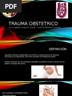 Trauma Obstetrico