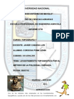 Informe #5 Levantamiento Por Poligonal Cerrada