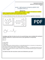 Primer Parcial Química Orgánica 2015-2-1 Soluciones