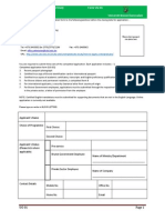 Application For Undergraduate Study 2014