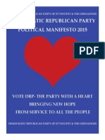 2015 Manifesto Booklet of the DRP