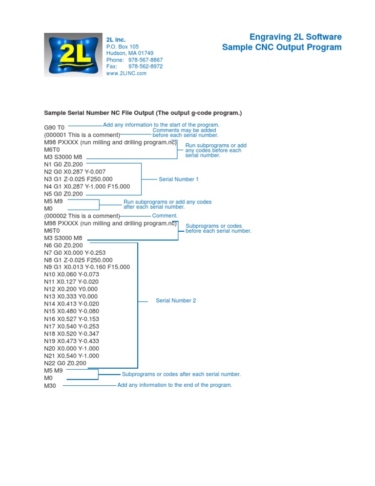CNC Program G-Code | PDF | Business | Computers