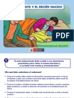 Rotafolio La Gestante y El Recien Nacido en Baja