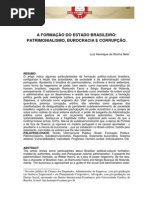 A Formação Do Estado Brasileiro