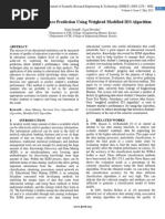 Student's Performance Prediction Using Weighted Modified ID3 Algorithm