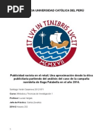 La publicidad racista en el retail