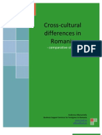 Cross-Cultural Differences in Romania