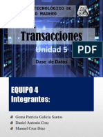 transaciones de programacion