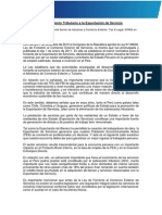 20 04 2015 Tratamiento Tributario a La Exportación de Servicios O.vásquez