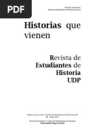 Historias Que Vienen. Universidad Diego Portales