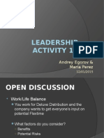 Activity 11 - Leadership Activity