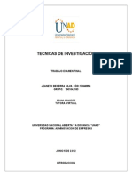 Trabajo Examen Final TECNICAS DE INVESTIGACION