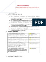 Fluorescencia, Colorimetría y Espectrofotometría de Absorción Molecular