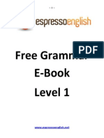 Free English Grammar Book Level 1