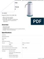 TK-38MRF - Water Purifier (Counter Top Type) (5 Layers Purifications and Remove 13 Substances) (Filter Soluble Lead)