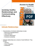 Access To Health Building Healthy Relationships and Communicating Effectively