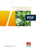 HUAWEI AR120 AR150 AR160 and AR200 Series Enterprise Routers Datasheet PDF
