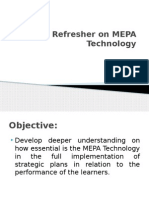 Refresher on MEPA Technology