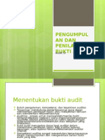 Pengumpulan Dan Penilaian Bukti Audit