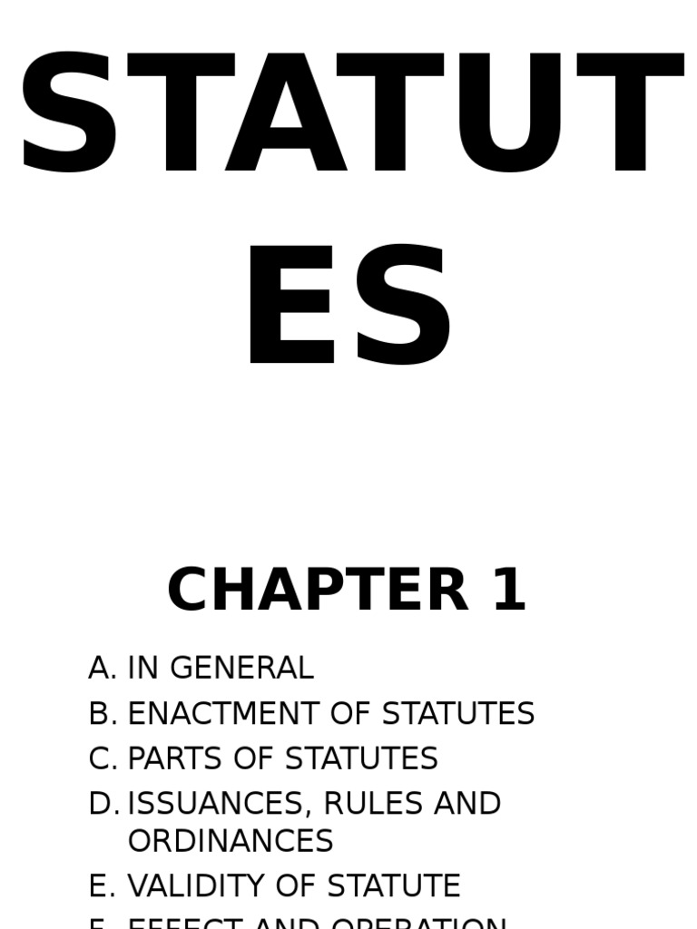 Statut ES | PDF | Standing (Law) | United States House Of Representatives