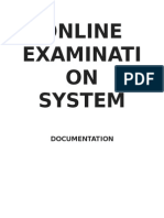 Online Exam Report
