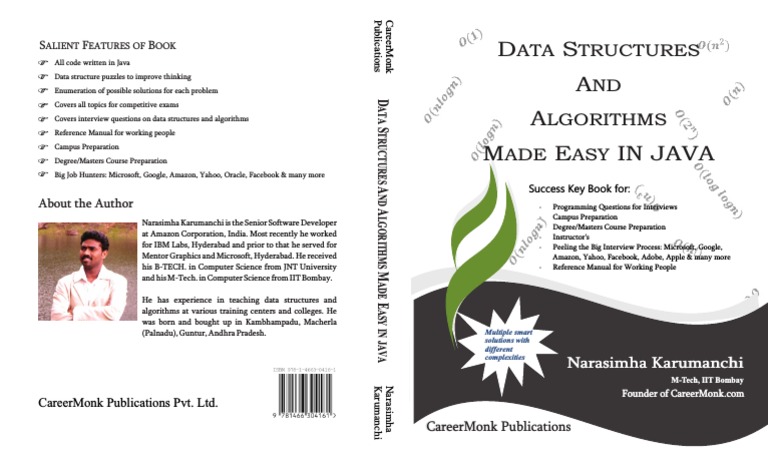 Data Structures and Algorithms Made Easy in Java | PDF | Computer ...