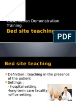 Bed Site Teaching 
