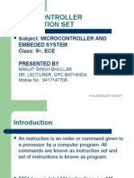 Microcontroller Instruction Set