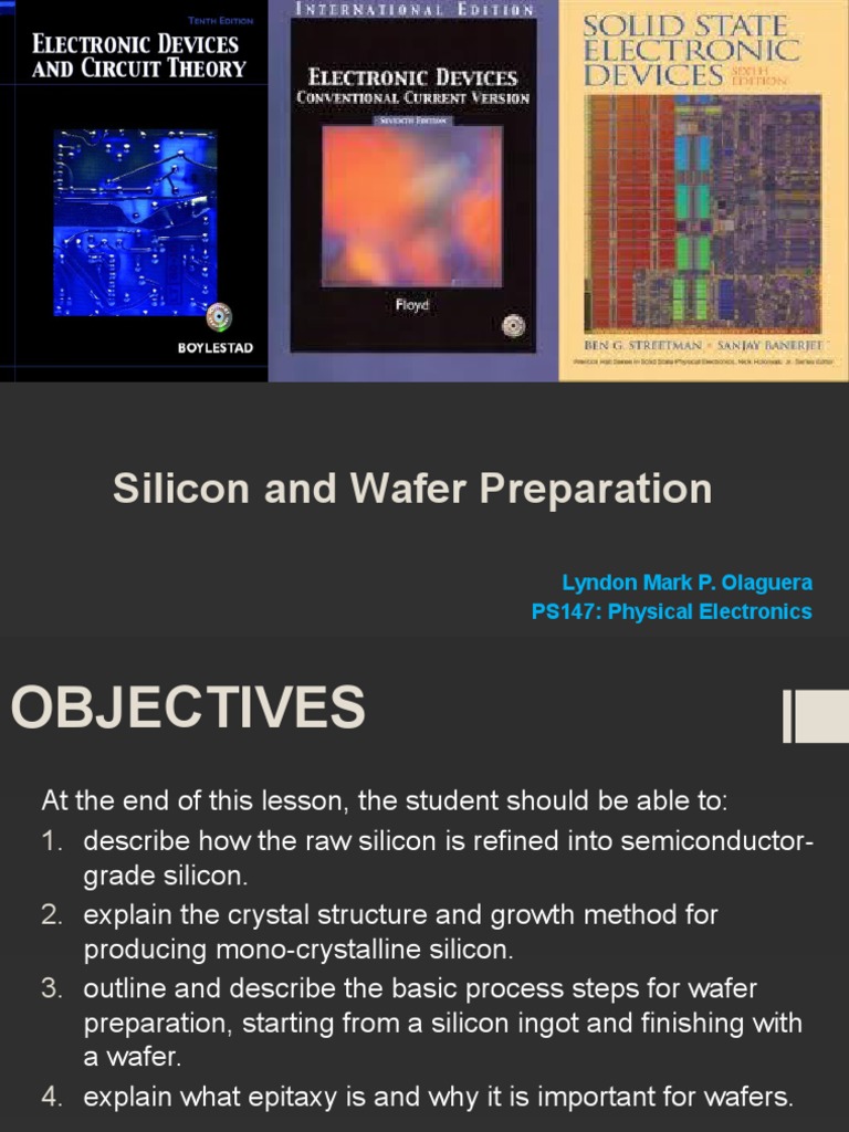 Silicon Wafer Fabrication Process | PDF | Silicon | Semiconductor ...