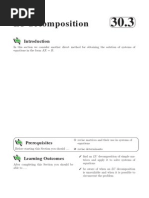 LU Decomposition PDF