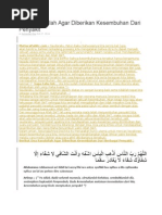 Doa Rasulullah Agar Diberikan Kesembuhan Dari Penyakit.docx